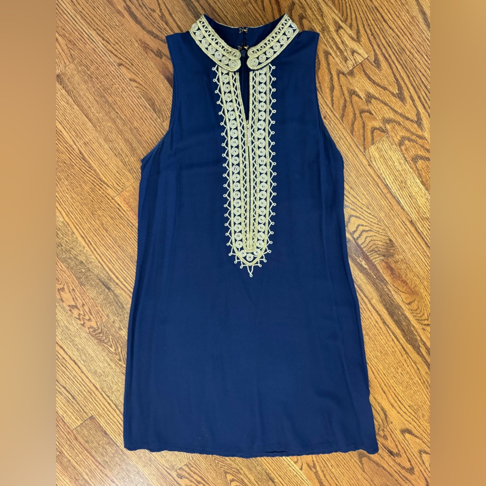 Lilly Pulitzer Navy Garment with Gold Detail